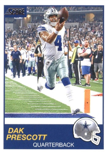#162 Dak Prescott - Dallas Cowboys - 2019 Score Football