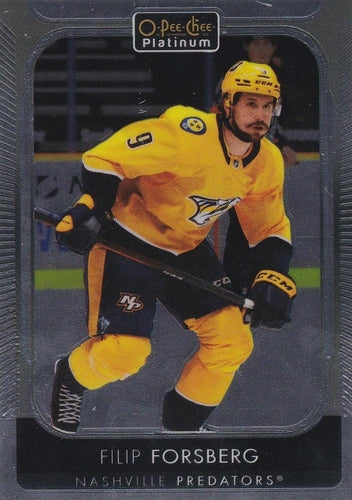 #162 Filip Forsberg - Nashville Predators - 2021-22 O-Pee-Chee Platinum Hockey