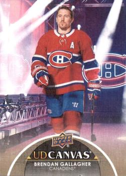 #C162 Brendan Gallagher - Montreal Canadiens - 2021-22 Upper Deck - UD Canvas Hockey