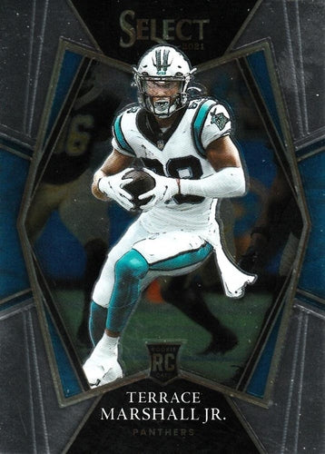 #162 Terrace Marshall Jr. - Carolina Panthers - 2021 Panini Select Football