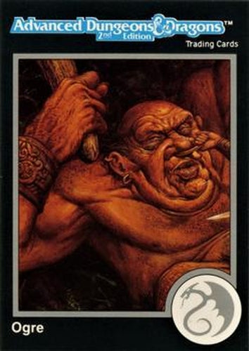 #162 Ogre - 1991 TSR Advanced Dungeons & Dragons - Silver