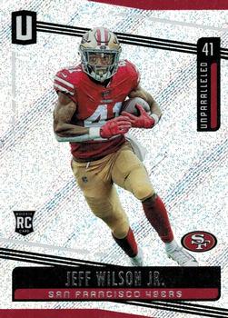#162 Jeff Wilson Jr. - San Francisco 49ers - 2019 Panini Unparalleled Football