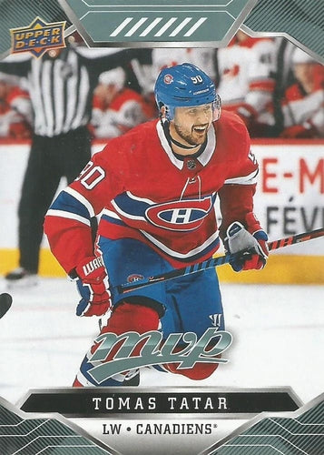 #162 Tomas Tatar - Montreal Canadiens - 2019-20 Upper Deck MVP Hockey