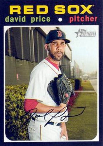#162 David Price - Boston Red Sox - 2020 Topps Heritage Baseball