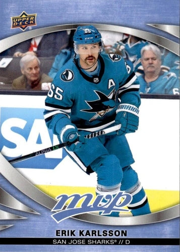 #162 Erik Karlsson - San Jose Sharks - 2023-24 Upper Deck MVP - Ice Battles Hockey