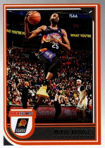 #163 Mikal Bridges - Phoenix Suns - 2022-23 Hoops Basketball