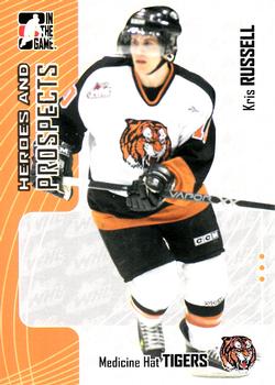 #163 Kris Russell - Medicine Hat Tigers - 2005-06 In The Game Heroes and Prospects Hockey