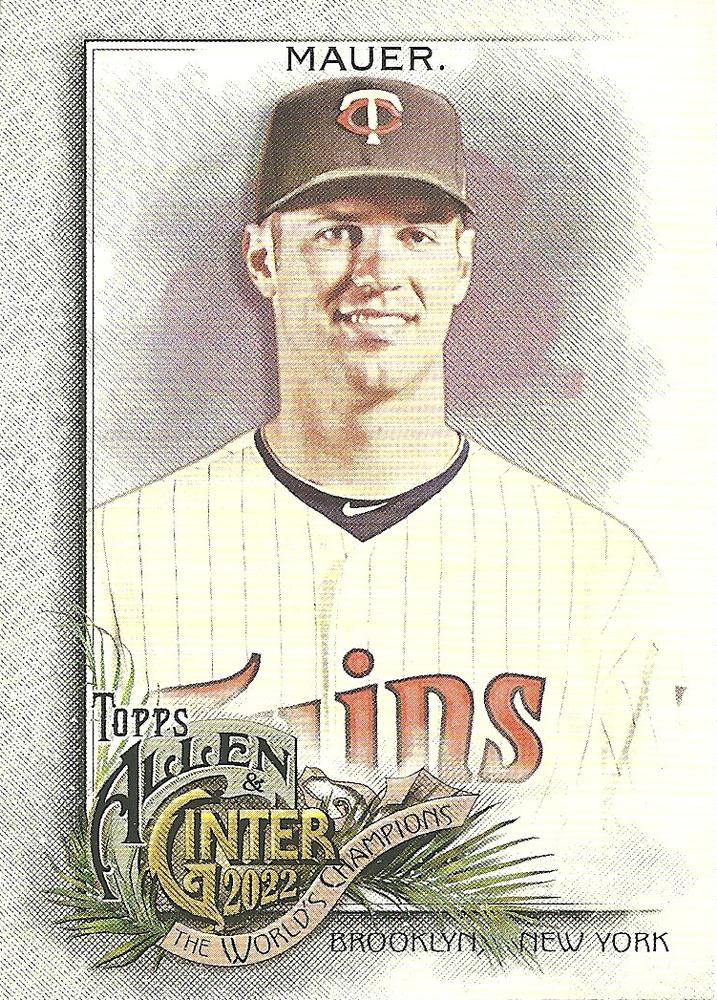 #163 Joe Mauer - Minnesota Twins - 2022 Topps Allen & Ginter Baseball
