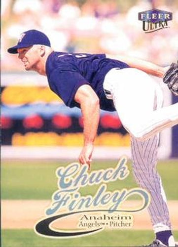 #163 Chuck Finley - Anaheim Angels - 1999 Ultra Baseball