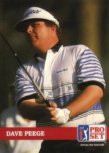 #163 David Peege - 1992 Pro Set PGA Tour Golf