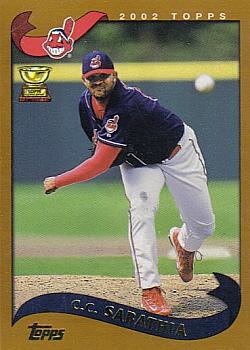 #163 C.C. Sabathia - Cleveland Indians - 2002 Topps Baseball