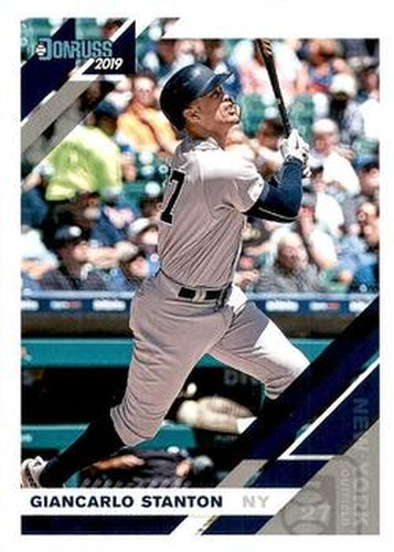 #163 Giancarlo Stanton - New York Yankees - 2019 Donruss Baseball