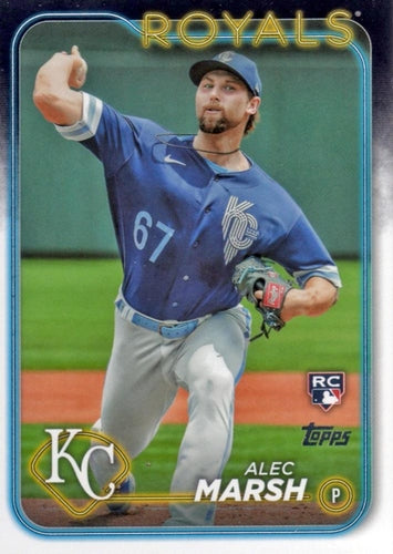 #163 Alec Marsh - Kansas City Royals - 2024 Topps Baseball
