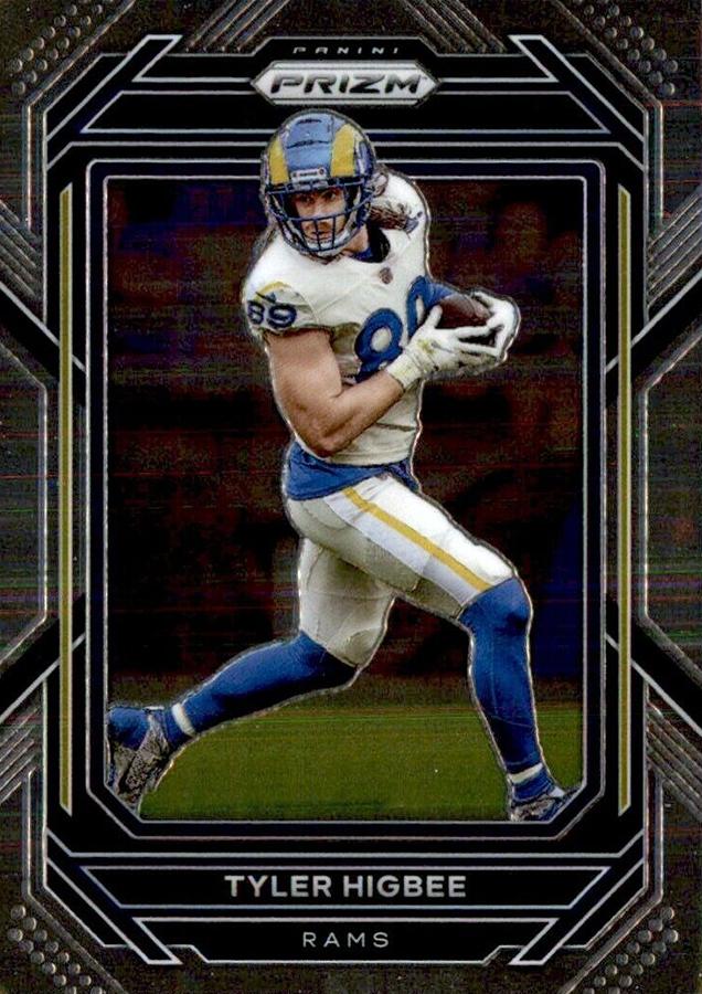 #163 Tyler Higbee - Los Angeles Rams - 2022 Panini Prizm Football