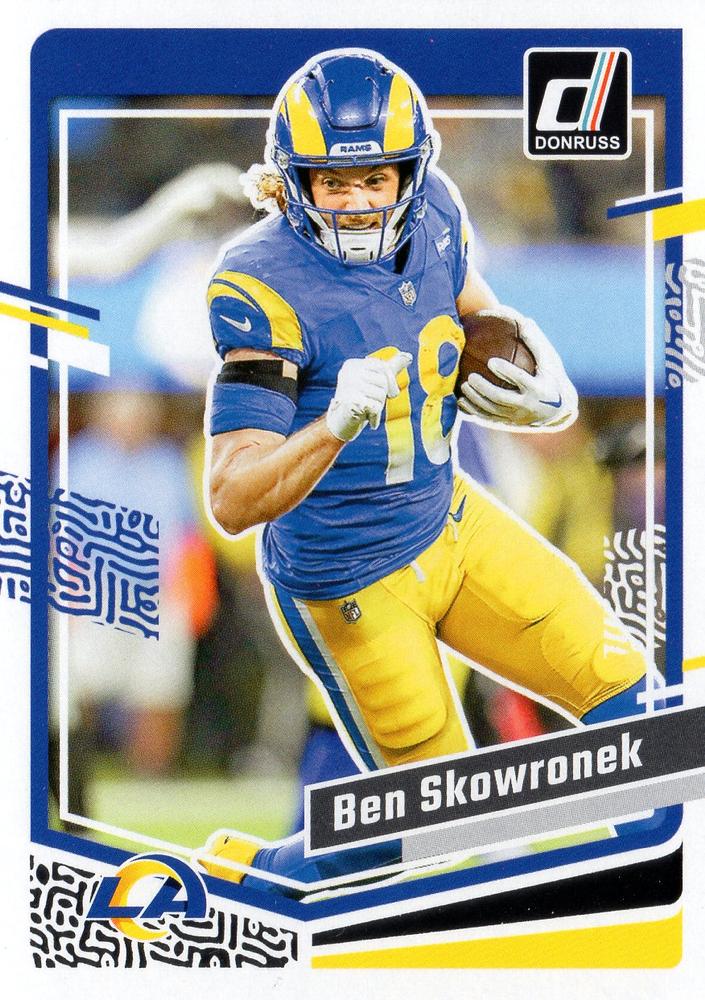 #163 Ben Skowronek - Los Angeles Rams - 2023 Donruss Football
