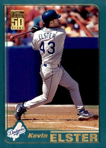 #163 Kevin Elster - Los Angeles Dodgers - 2001 Topps Baseball