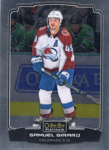 #163 Samuel Girard - Colorado Avalanche - 2022-23 O-Pee-Chee Platinum Hockey