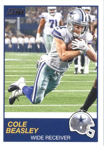 #163 Cole Beasley - Dallas Cowboys - 2019 Score Football