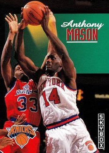 #163 Anthony Mason - New York Knicks - 1992-93 SkyBox Basketball