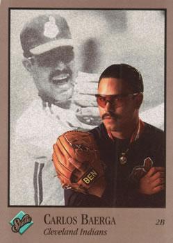 #163 Carlos Baerga - Cleveland Indians - 1992 Studio Baseball