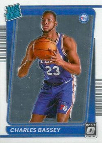 #163 Charles Bassey - Philadelphia 76ers - 2021-22 Donruss Optic Basketball