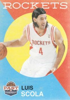 #163 Luis Scola - Houston Rockets - 2011-12 Panini Past & Present Basketball