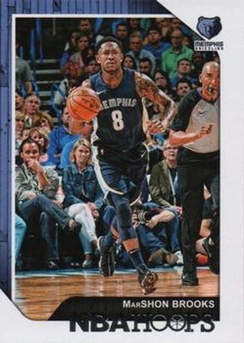 #163 MarShon Brooks - Memphis Grizzlies - 2018-19 Hoops Basketball