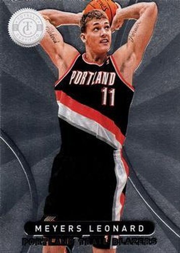 #163 Meyers Leonard - Portland Trail Blazers - 2012-13 Panini Totally Certified Basketball