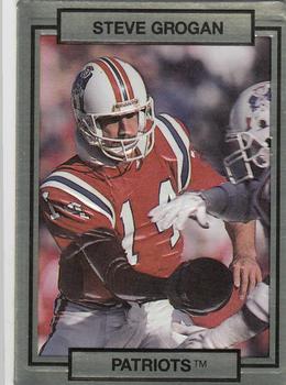 #163 Steve Grogan - New England Patriots - 1990 Action Packed Football