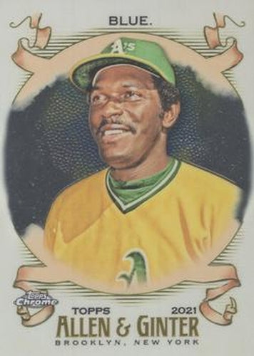 #163 Vida Blue - Oakland Athletics - 2021 Topps Allen & Ginter Chrome Baseball
