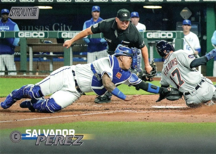 #163 Salvador Perez - Kansas City Royals - 2023 Stadium Club Baseball