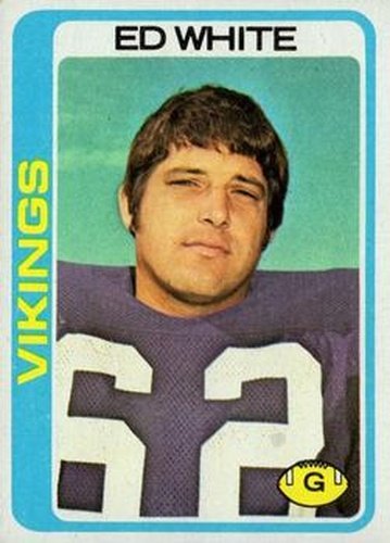 #163 Ed White - Minnesota Vikings - 1978 Topps Football