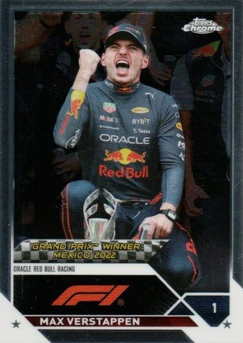 #163 Max Verstappen - Oracle Red Bull Racing - 2023 Topps Chrome Formula 1 Racing