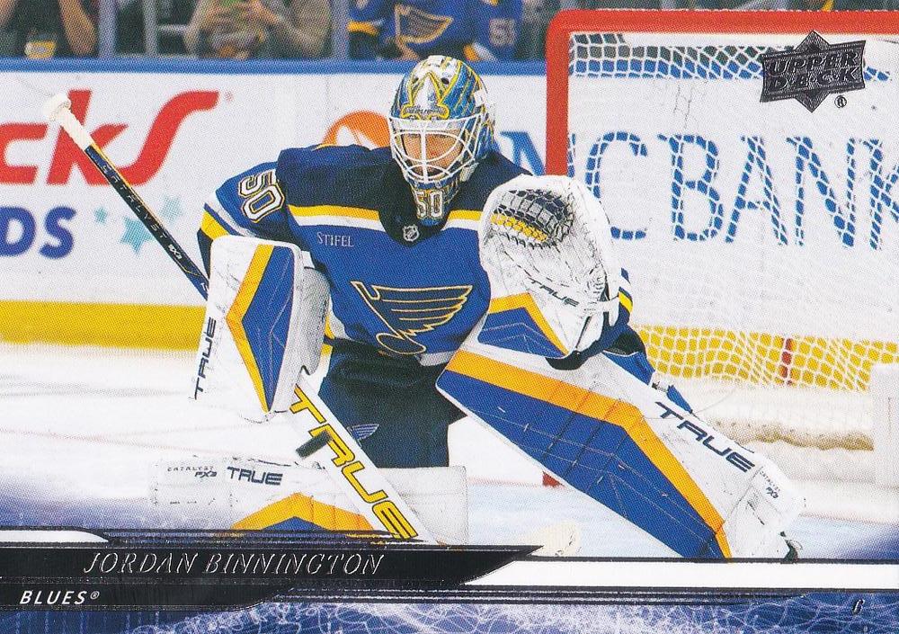 #163 Jordan Binnington - St. Louis Blues - 2024-25 Upper Deck Hockey