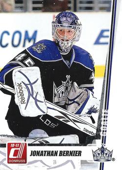 #163 Jonathan Bernier - Los Angeles Kings - 2010-11 Donruss Hockey