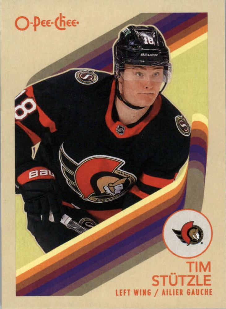 #163 Tim Stutzle - Ottawa Senators - 2023-24 O-Pee-Chee - Retro Hockey