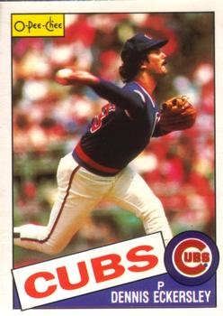 #163 Dennis Eckersley - Chicago Cubs - 1985 O-Pee-Chee Baseball