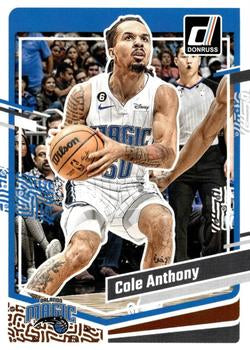 #163 Cole Anthony - Orlando Magic - 2023-24 Donruss Basketball