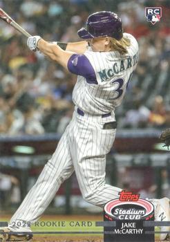 #163b Jake McCarthy - Arizona Diamondbacks - 2022 Stadium Club Baseball