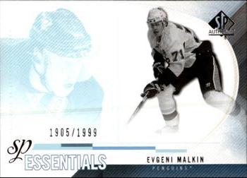 #164 Evgeni Malkin - Pittsburgh Penguins - 2010-11 SP Authentic Hockey