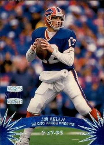 #164 Jim Kelly - Buffalo Bills - 1996 Stadium Club Football