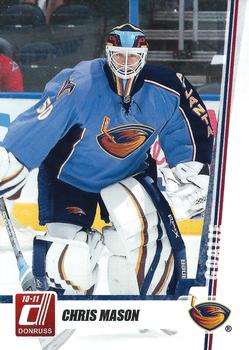 #164 Chris Mason - Atlanta Thrashers - 2010-11 Donruss Hockey