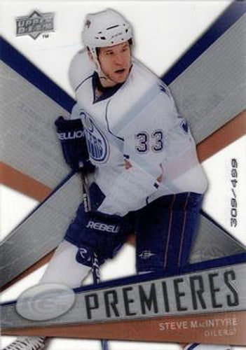 #164 Steve MacIntyre - Edmonton Oilers - 2008-09 Upper Deck Ice Hockey