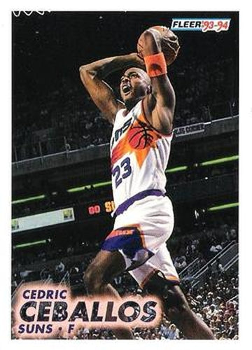 #164 Cedric Ceballos - Phoenix Suns - 1993-94 Fleer Basketball