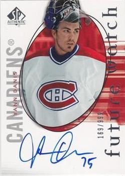 #164 Yann Danis - Montreal Canadiens - 2005-06 SP Authentic Hockey