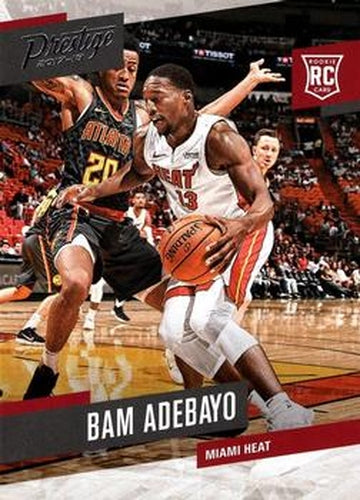 #164 Bam Adebayo - Miami Heat - 2017-18 Panini Prestige Basketball