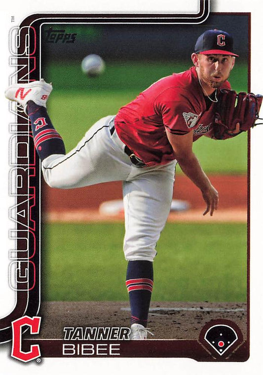 #164 Tanner Bibee - Cleveland Guardians - 2025 Topps Baseball