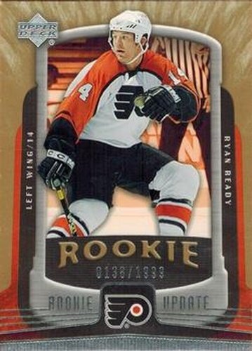 #164 Ryan Ready - Philadelphia Flyers - 2005-06 Upper Deck Rookie Update Hockey