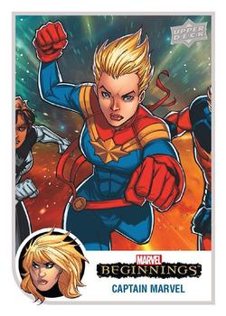 #164 Captain Marvel - 2022 Upper Deck Marvel Beginnings
