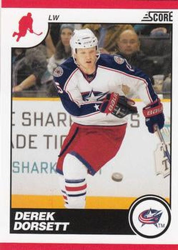 #164 Derek Dorsett - Columbus Blue Jackets - 2010-11 Score Hockey